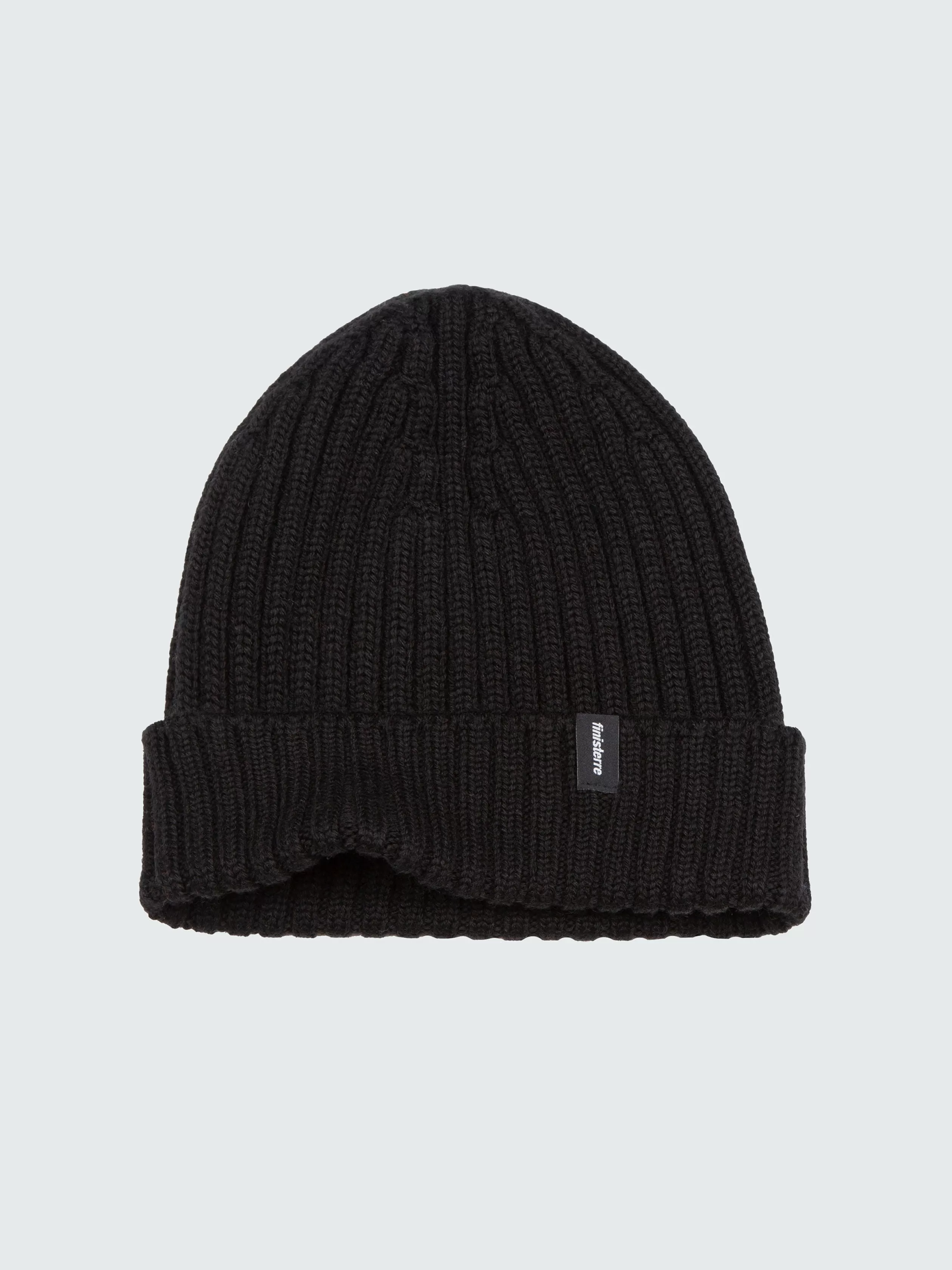 Finisterre 100% extrafine merino wool beanie in black<Women Hats & Beanies | Hats & Beanies