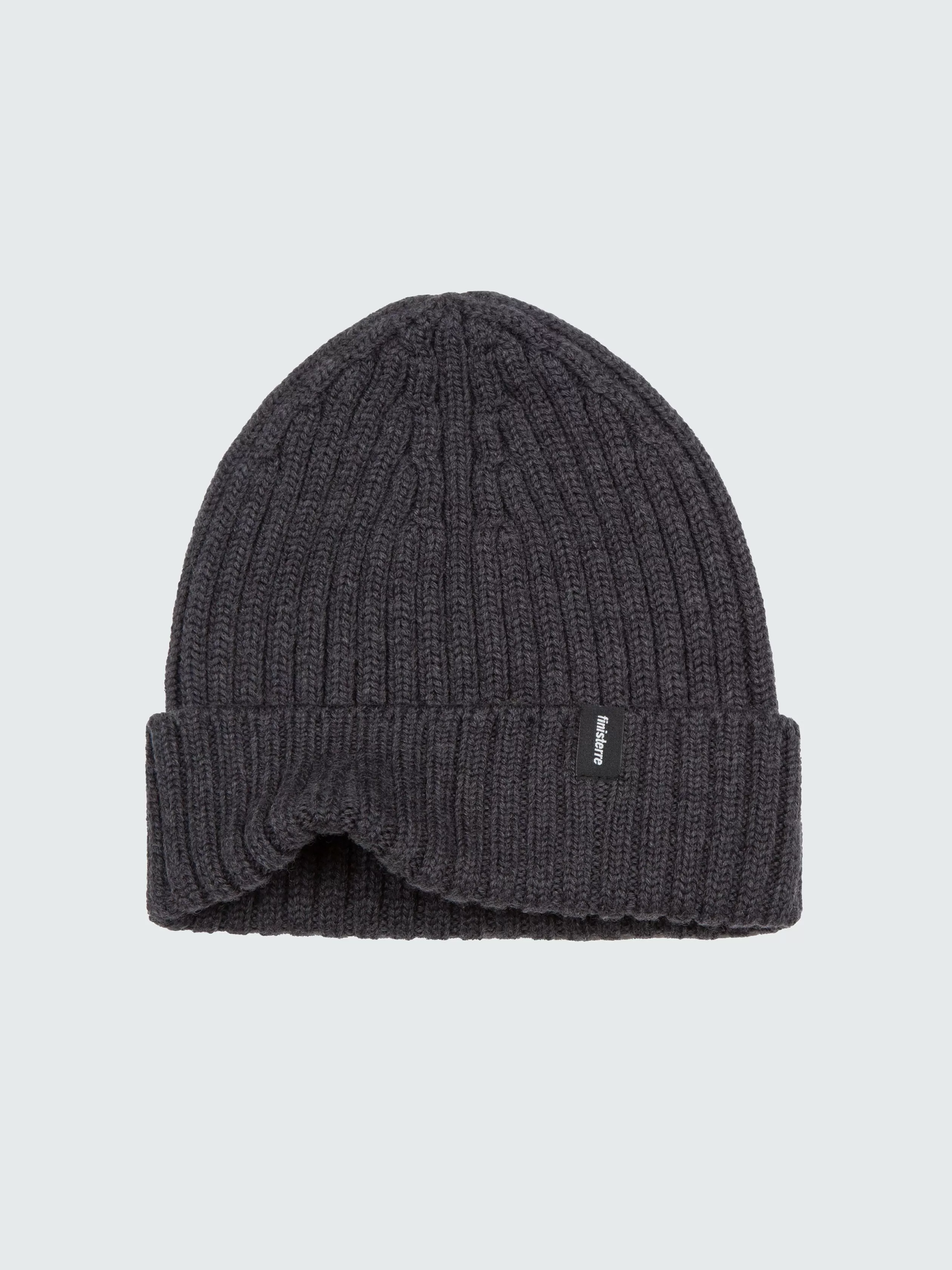 Finisterre 100% extrafine merino wool beanie in charcoal<Women Hats & Beanies | Hats & Beanies