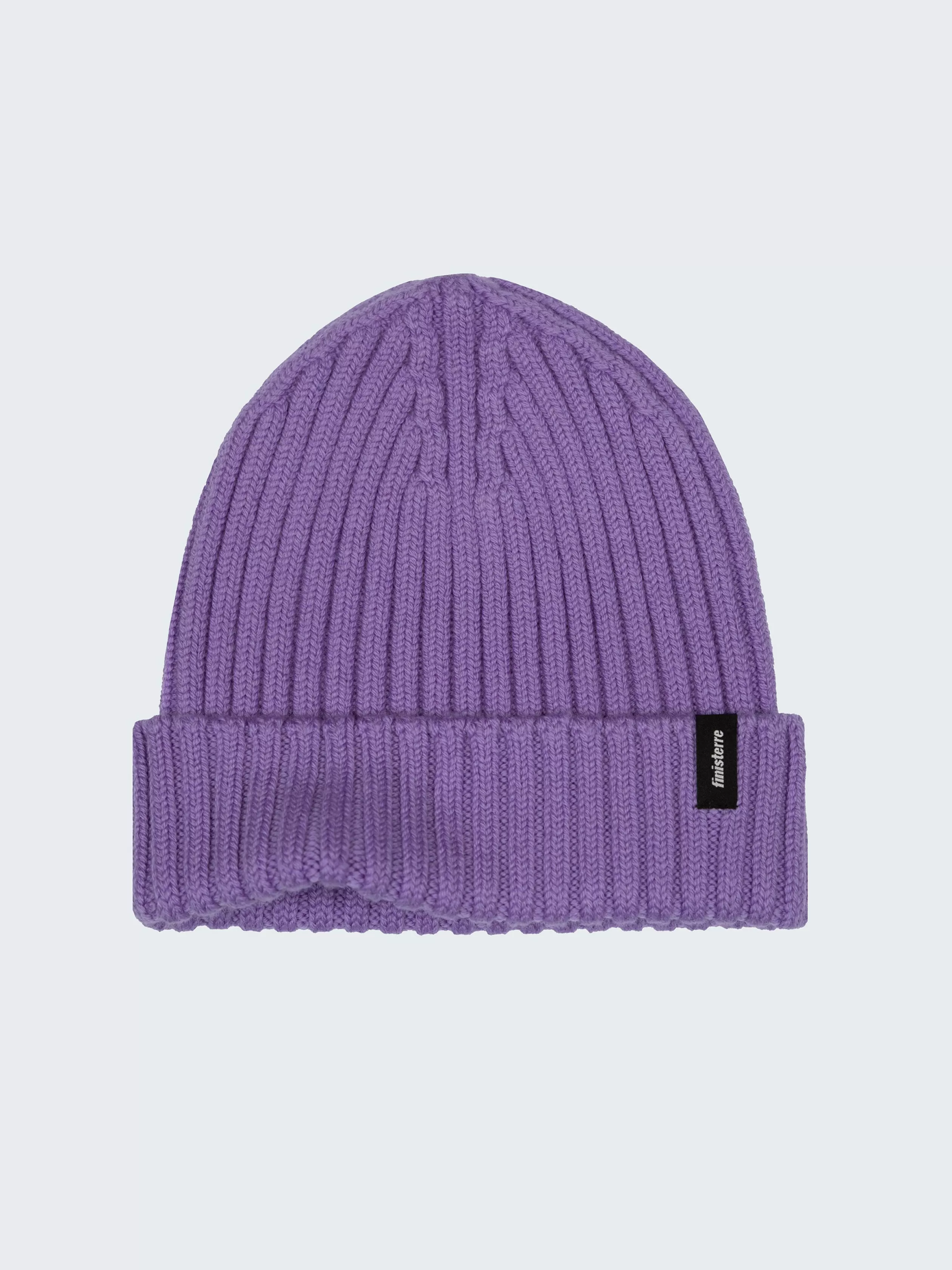 Finisterre 100% extrafine merino wool beanie in violet<Women Hats & Beanies | Hats & Beanies