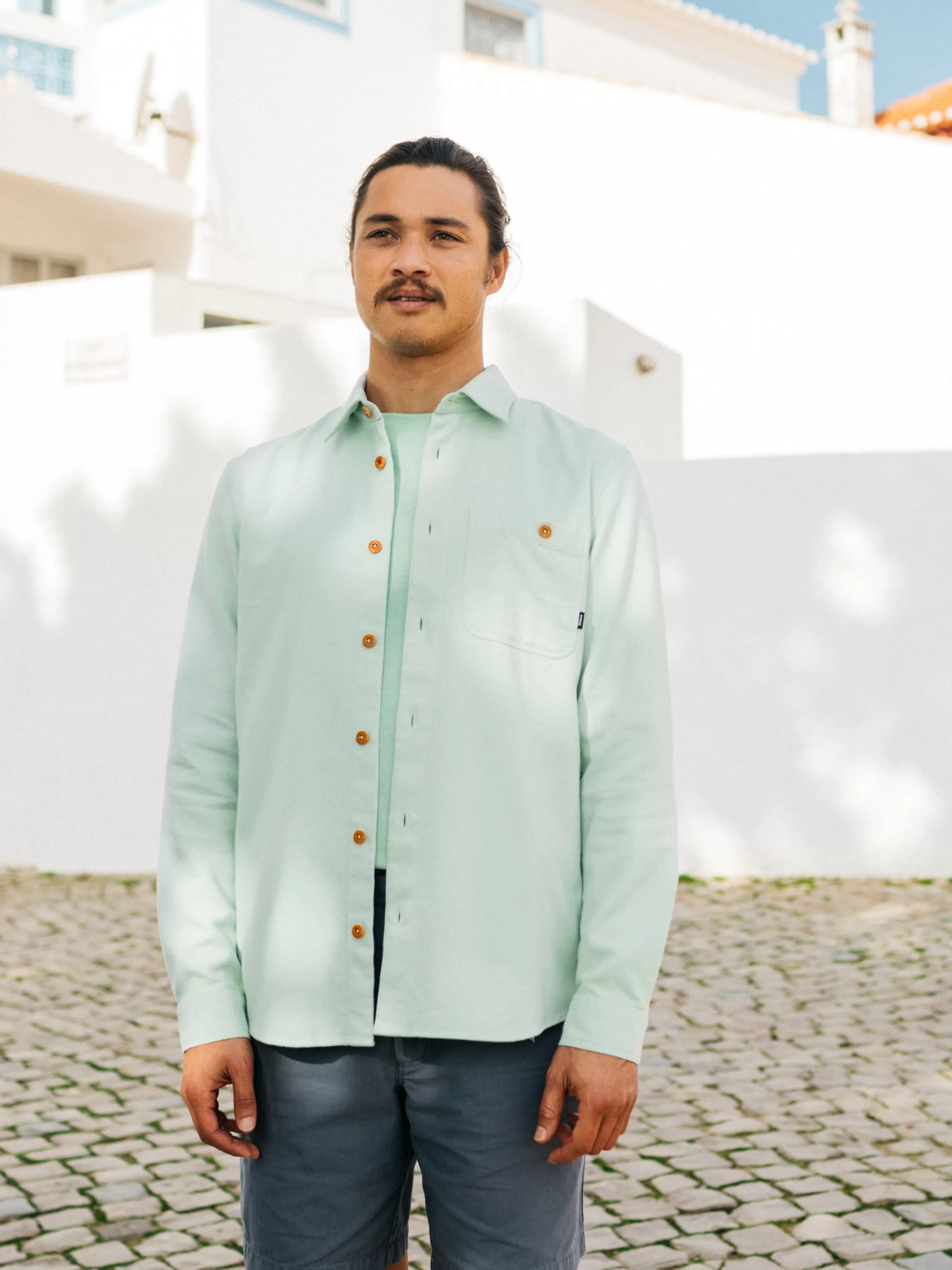 Finisterre 100% organic cotton shirt in < Shirts