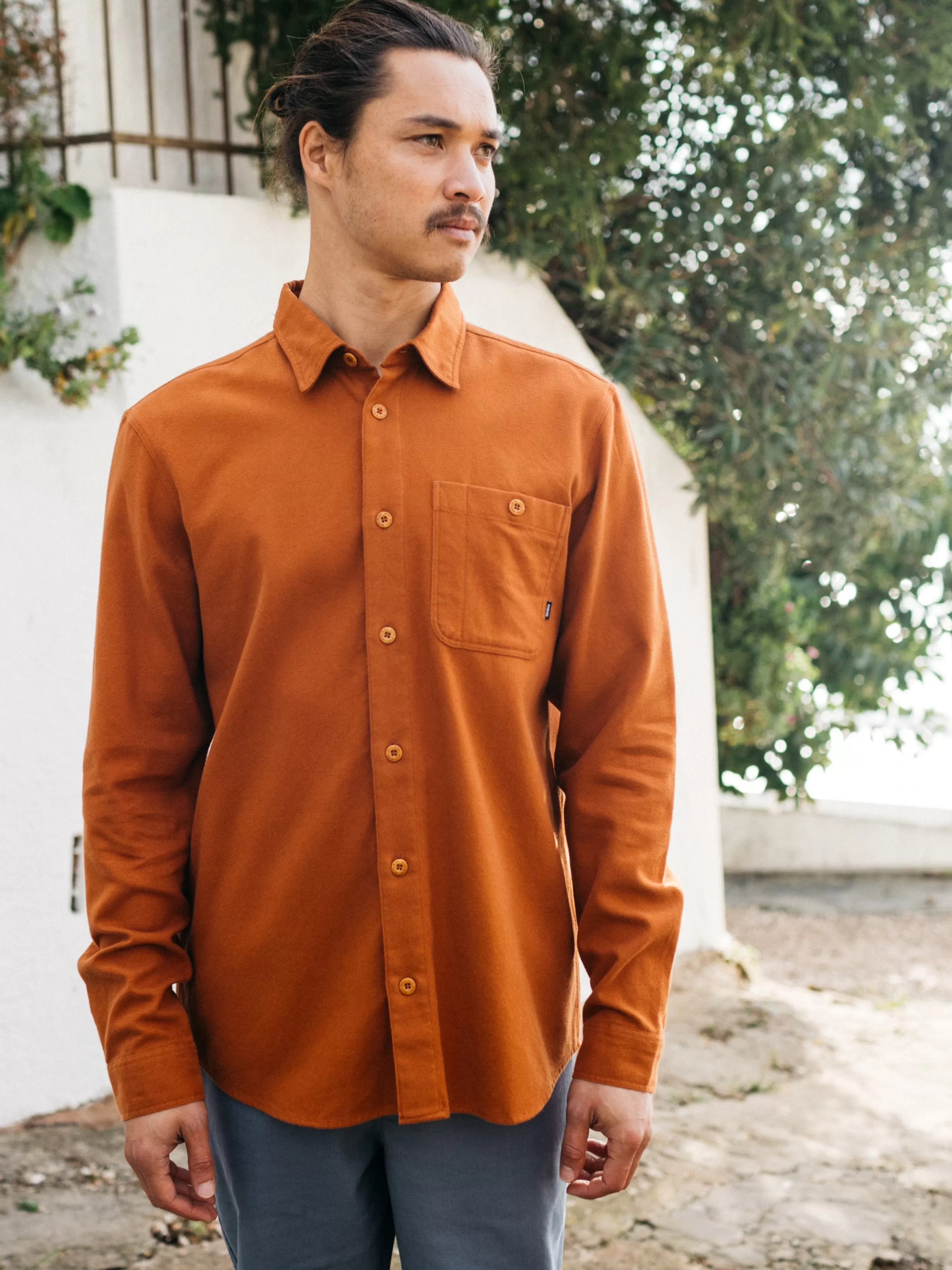 Finisterre 100% organic cotton shirt in < Shirts