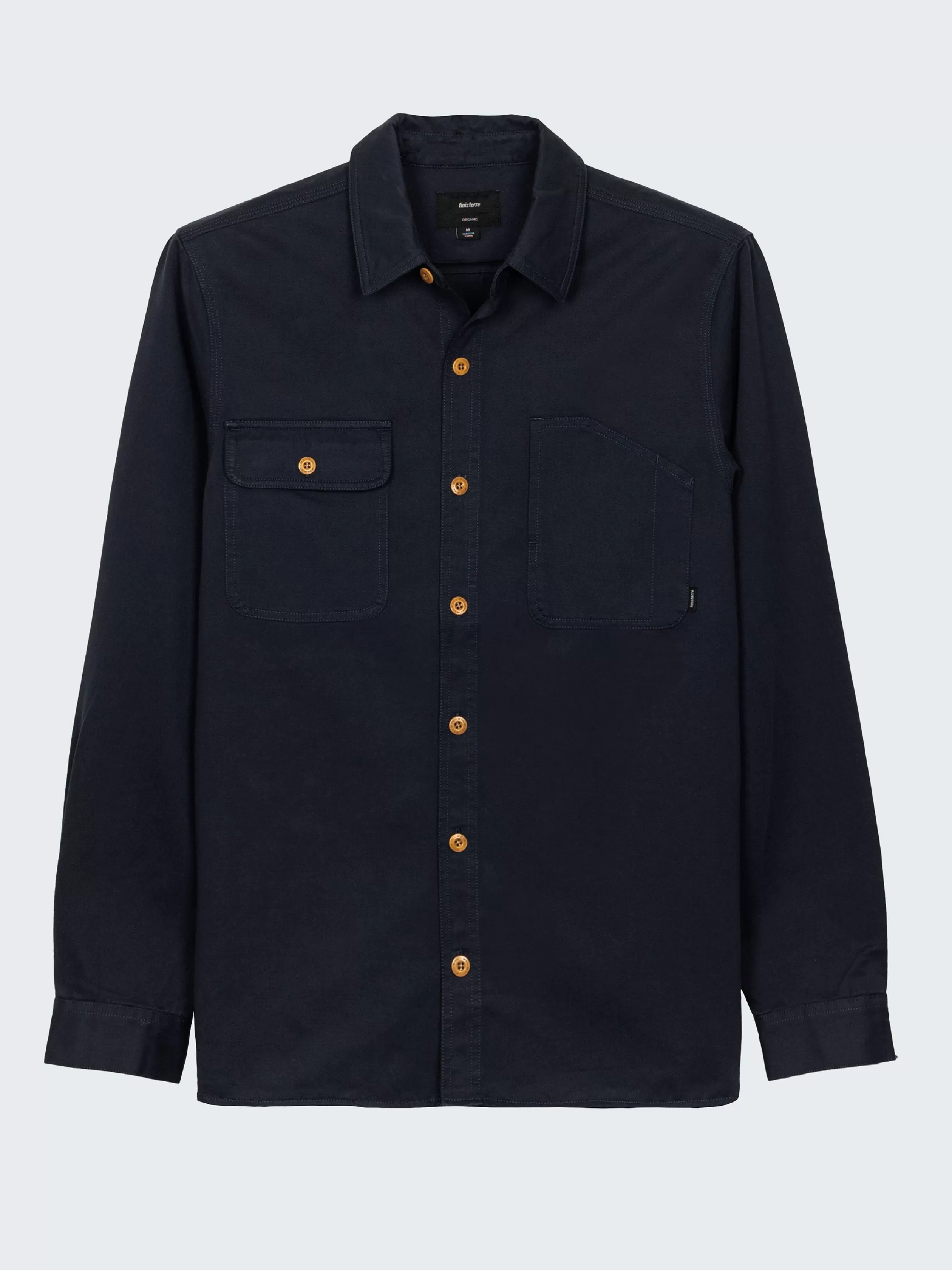 Finisterre Heavyweight organic cotton workwear shirt in < Shirts