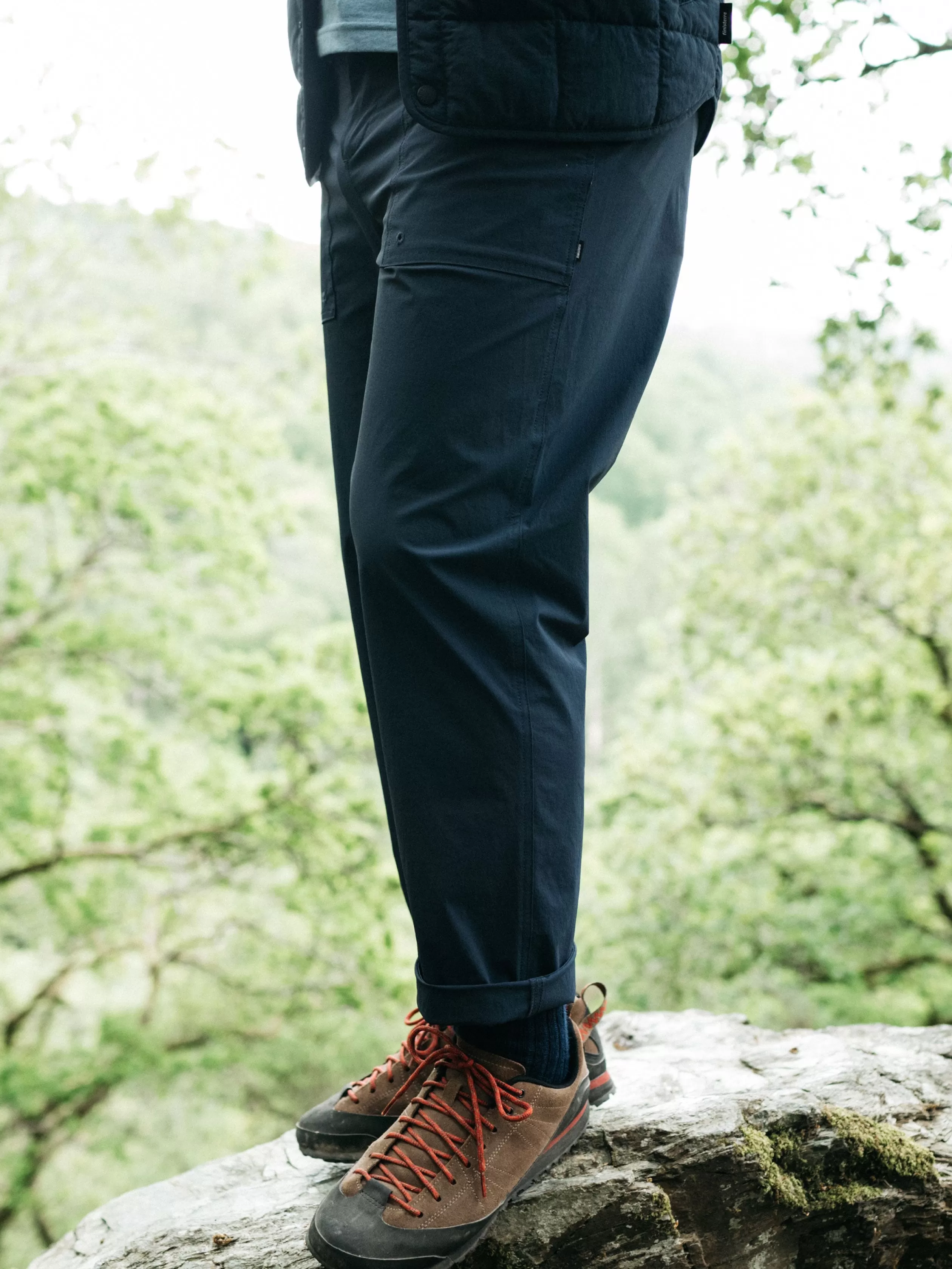 Finisterre Men's recycled adventure hiking trousers in blue< Trousers & Jeans