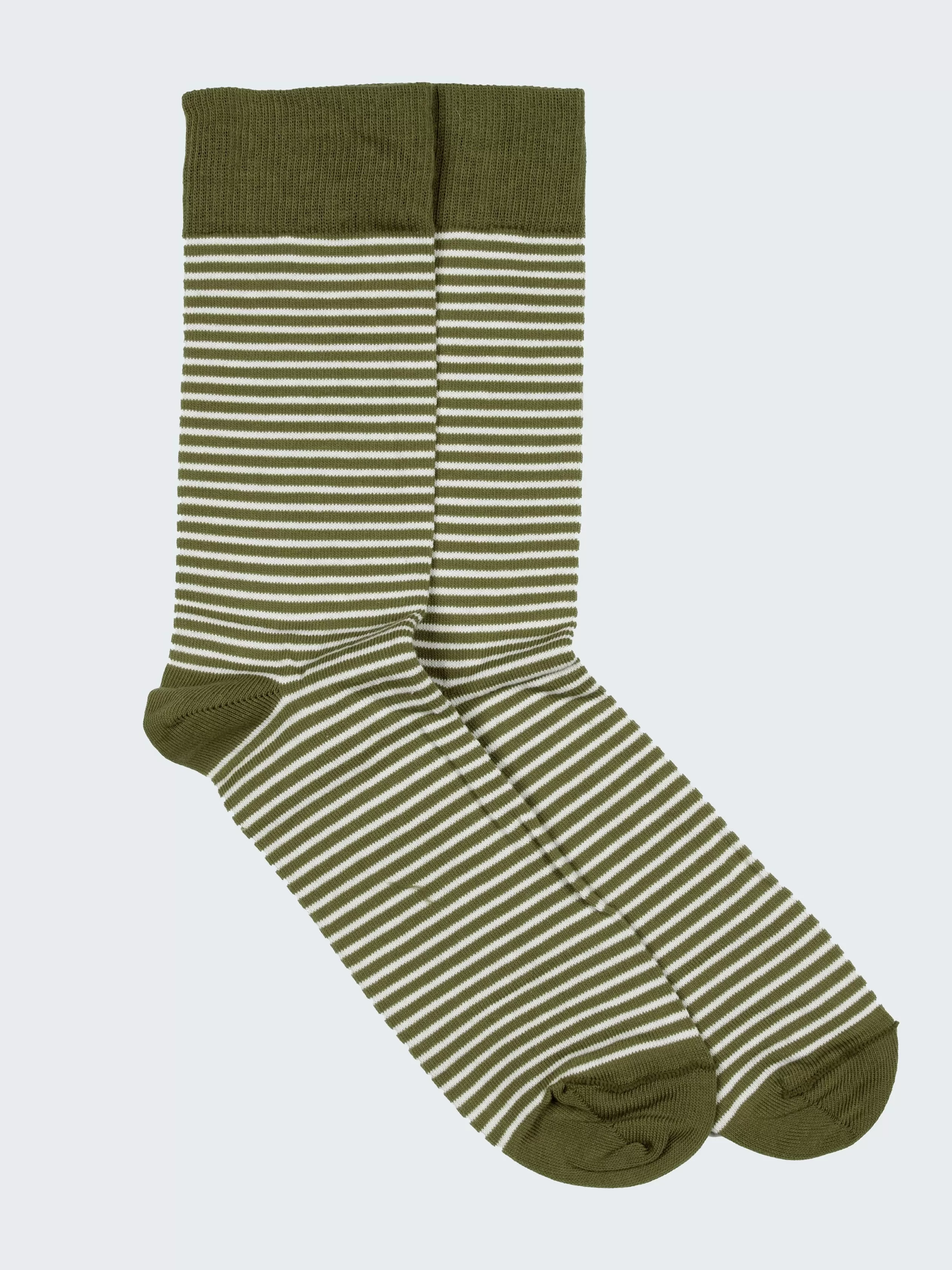 Finisterre Organic cotton blend socks in green stripe<Women Socks | Socks