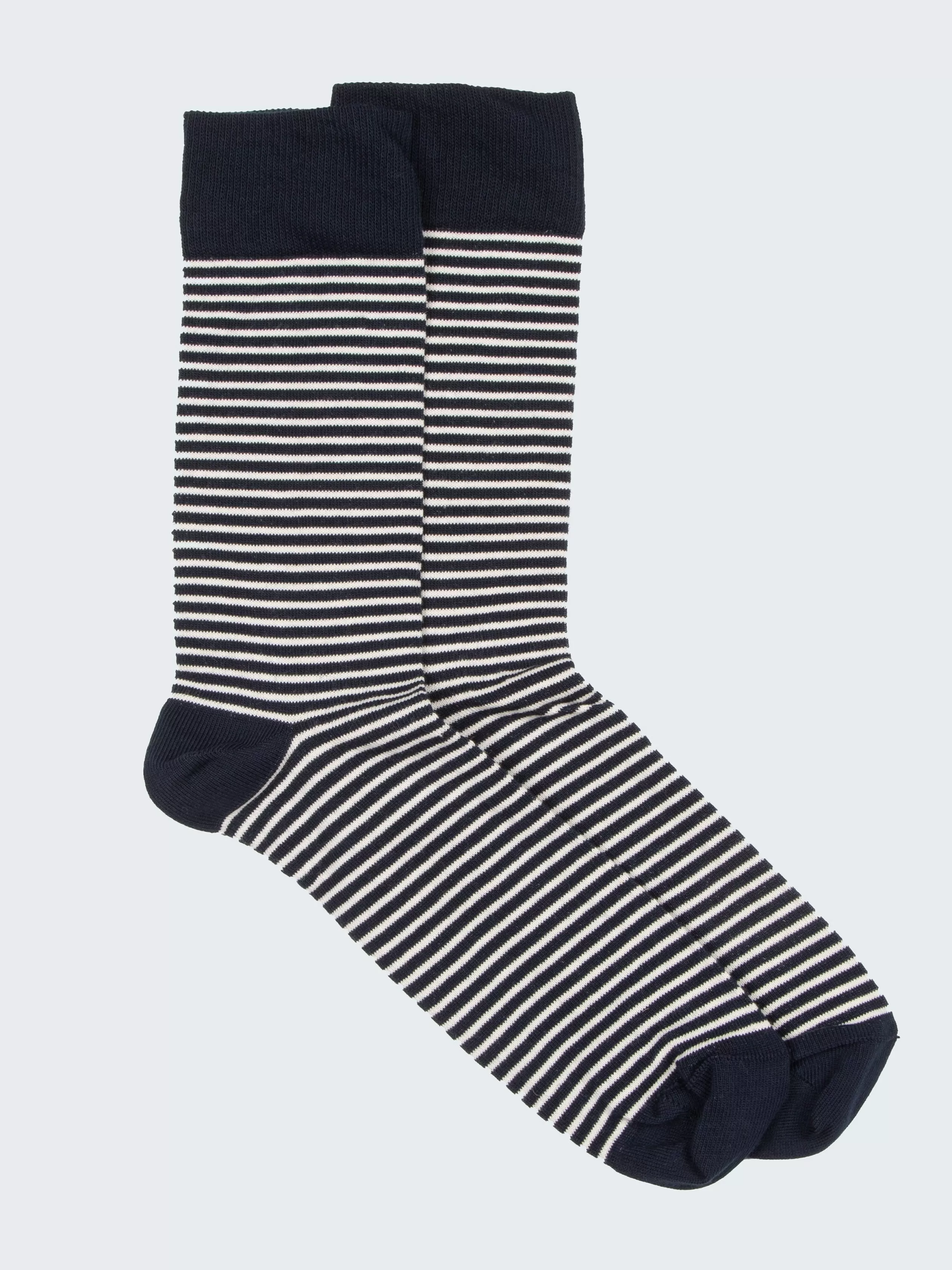 Finisterre Organic cotton blend socks in navy stripe<Women Socks | Socks