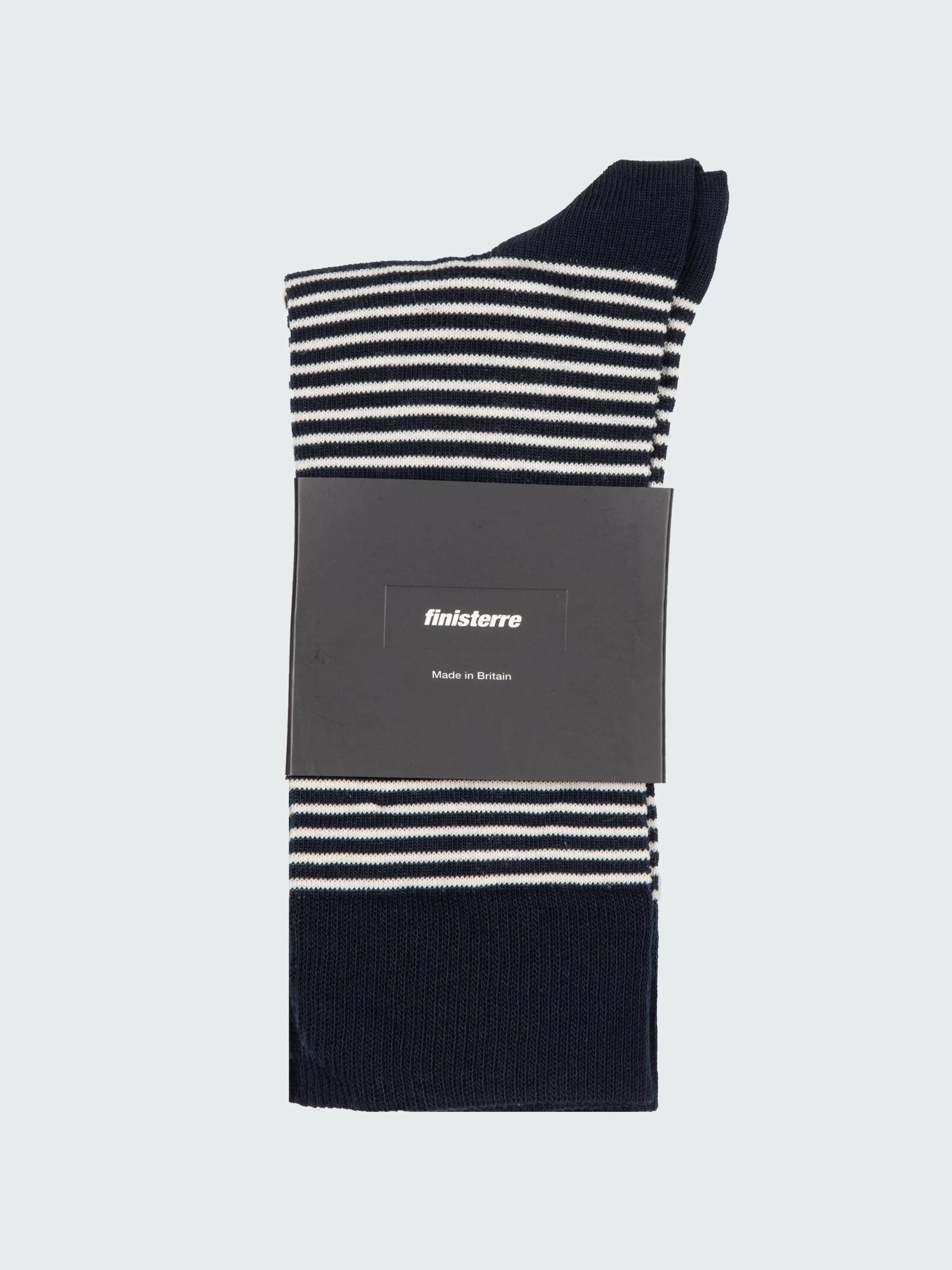 Finisterre Organic cotton blend socks in navy stripe<Women Socks | Socks