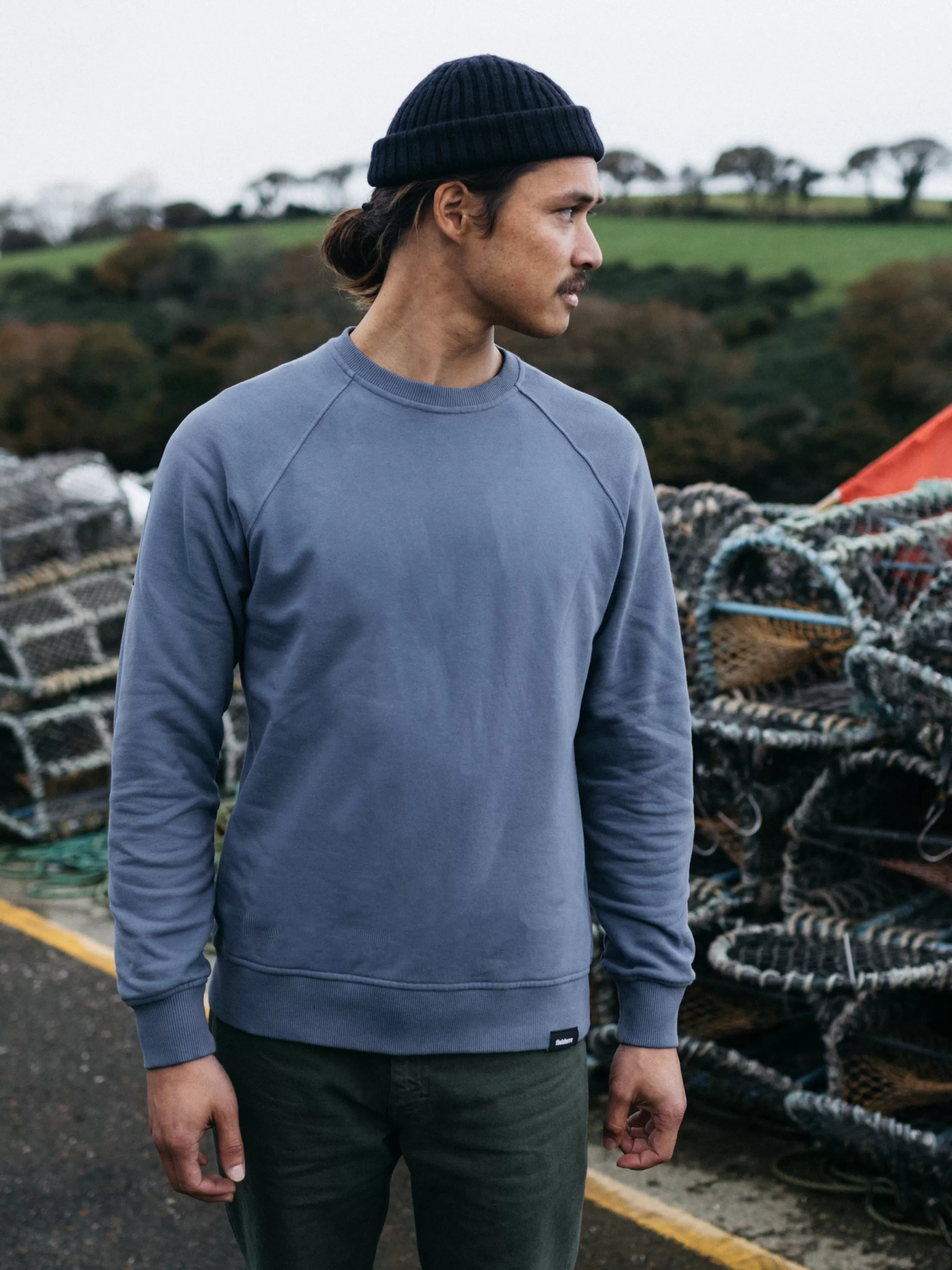 Finisterre Organic cotton classic sweatshirt in < Sweatshirts & Hoodies