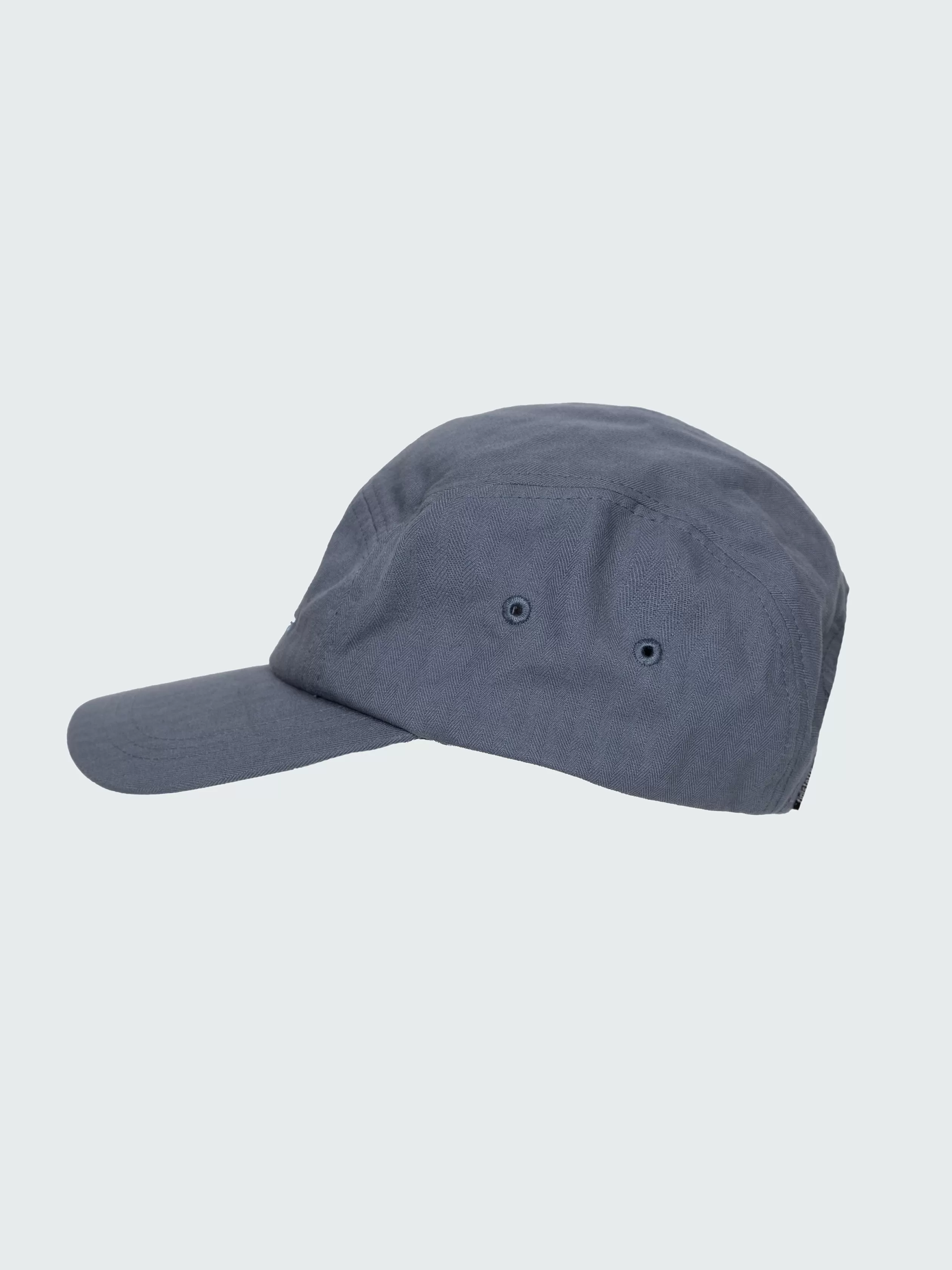 Finisterre Organic cotton embroidered cap in ozone blue<Women Hats & Beanies | Hats & Beanies