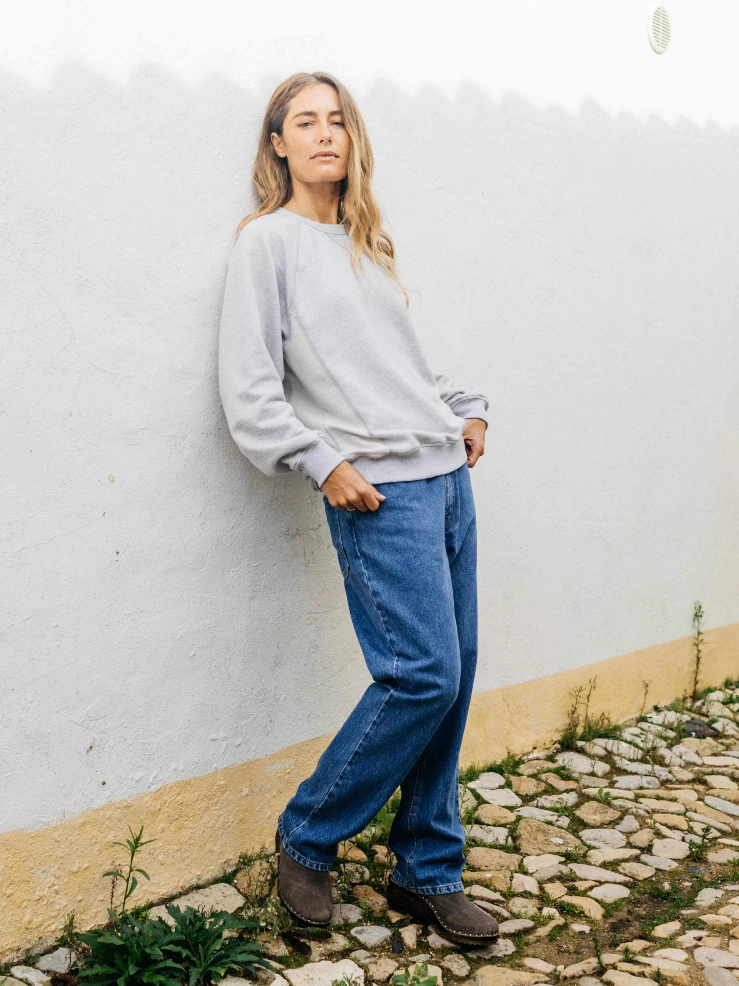 Finisterre Organic cotton jeans in blue<Women Trousers & Leggings