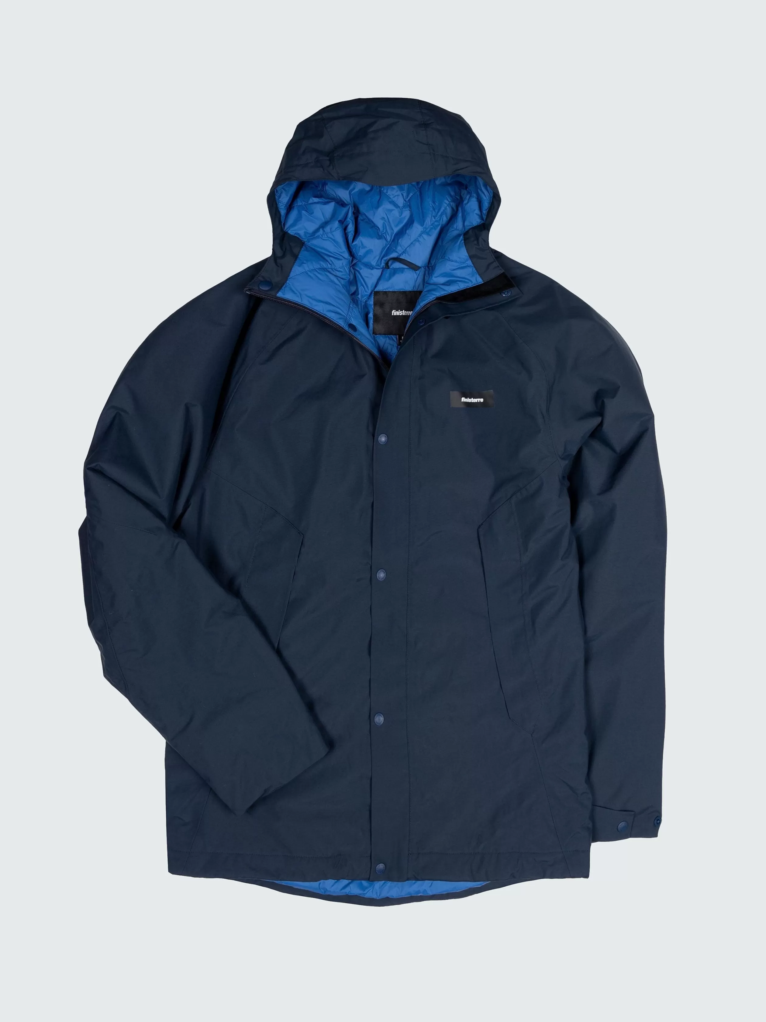 Finisterre Recycled insulated waterproof jacket in navy< Jackets, Coats & Gilets