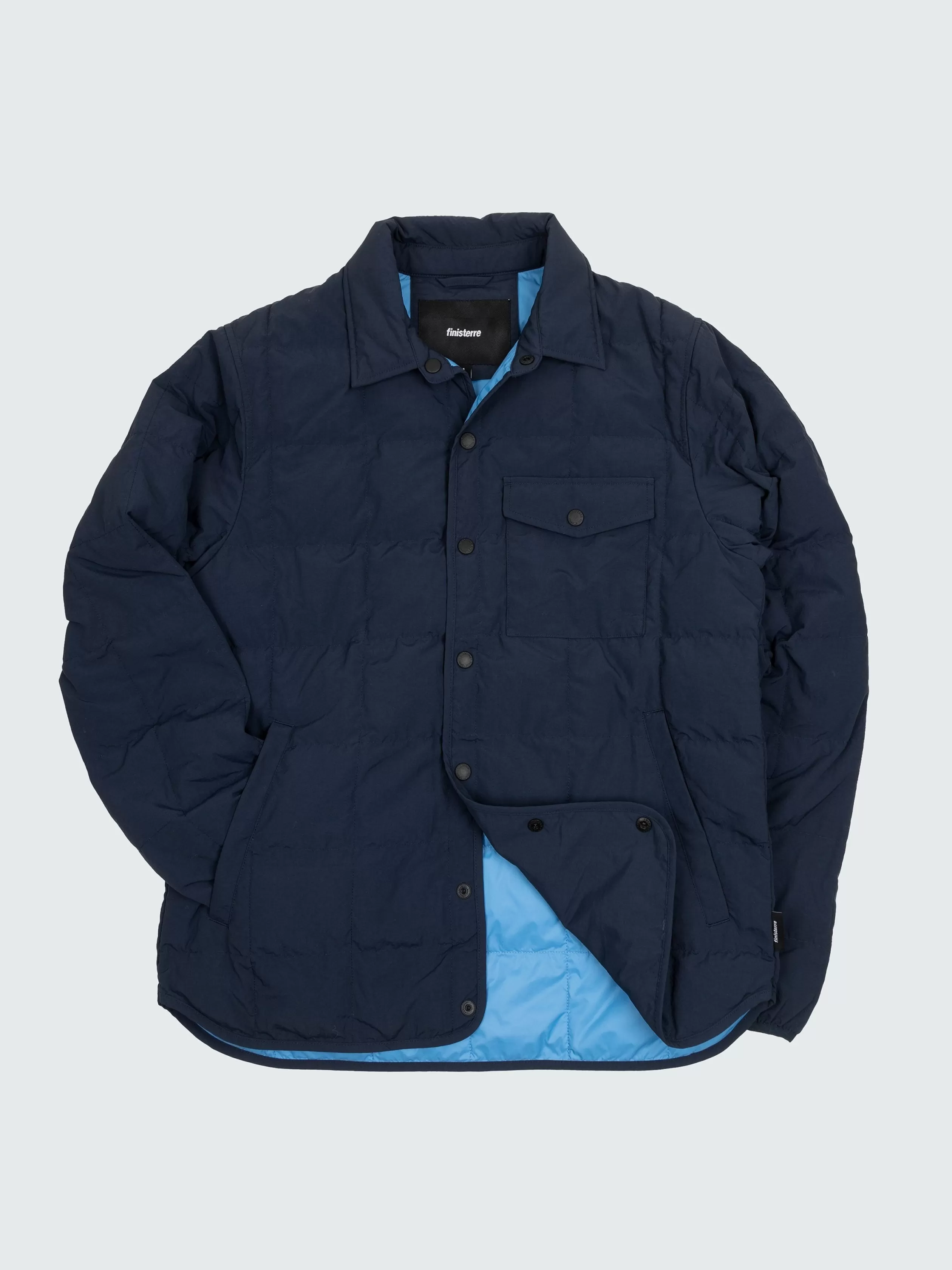 Finisterre Recycled lightweight insulated shirt in blue< Jackets, Coats & Gilets | Shirts