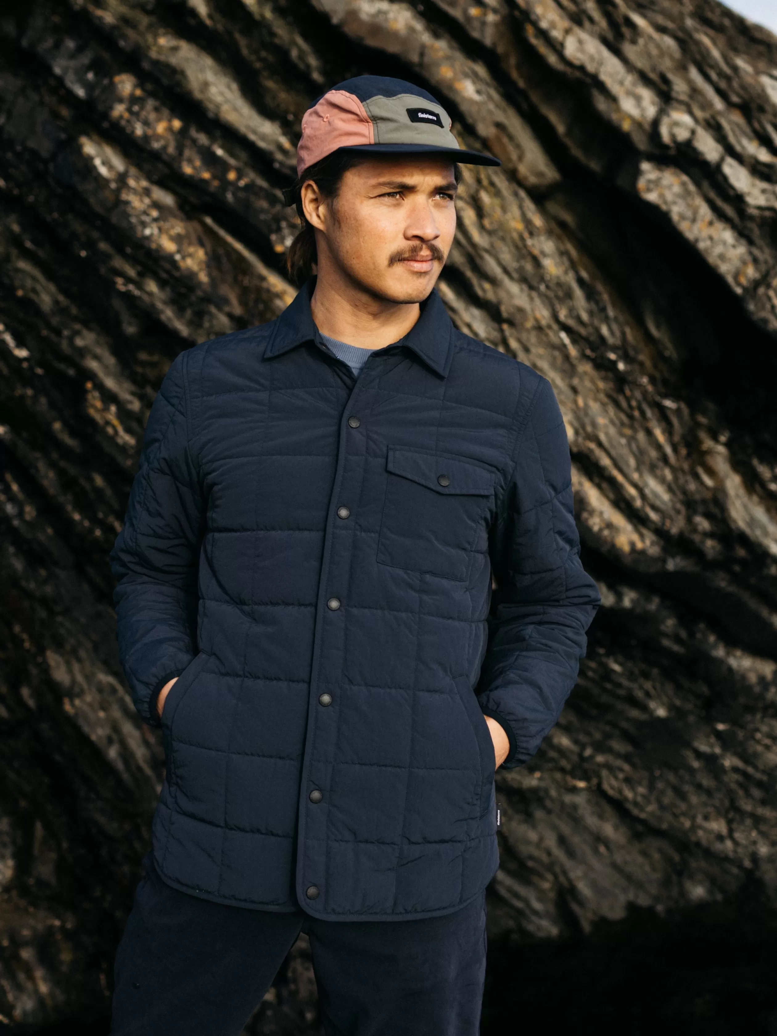 Finisterre Recycled lightweight insulated shirt in blue< Jackets, Coats & Gilets | Shirts