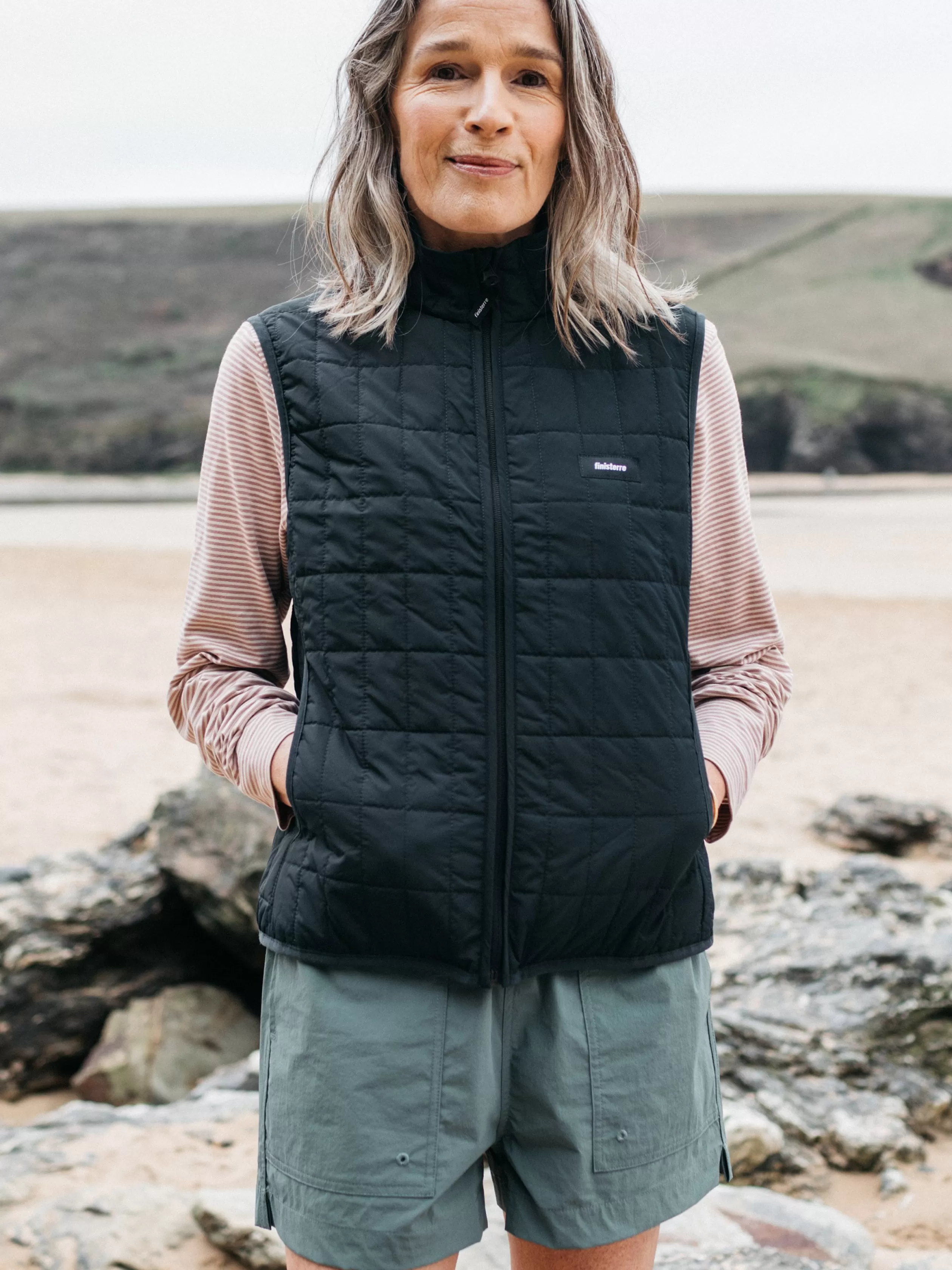 Finisterre Recycled polyester lightweight gilet in <Women Jackets, Coats & Gilets