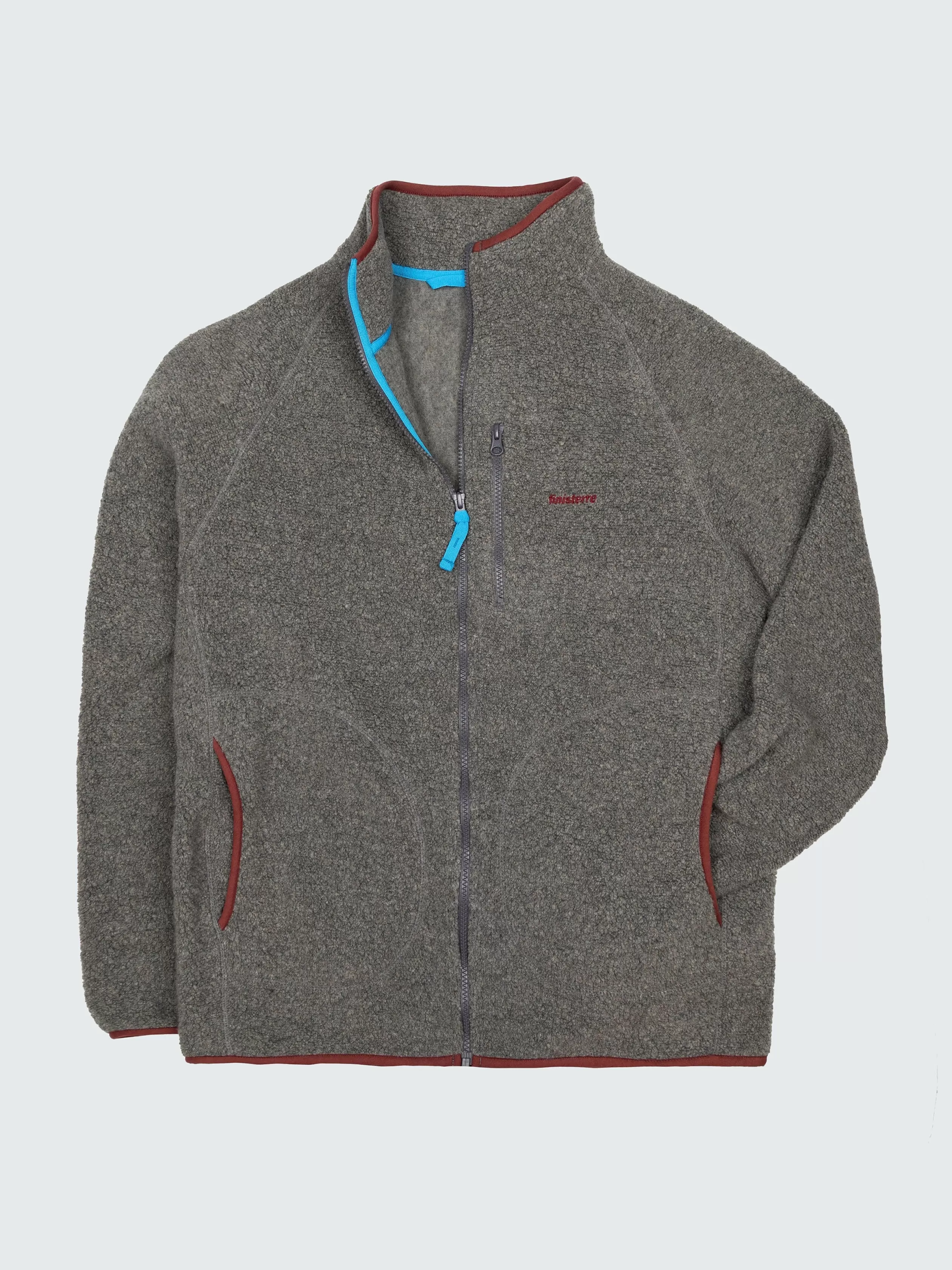 Finisterre Recycled wool full zip fleece in < Fleece