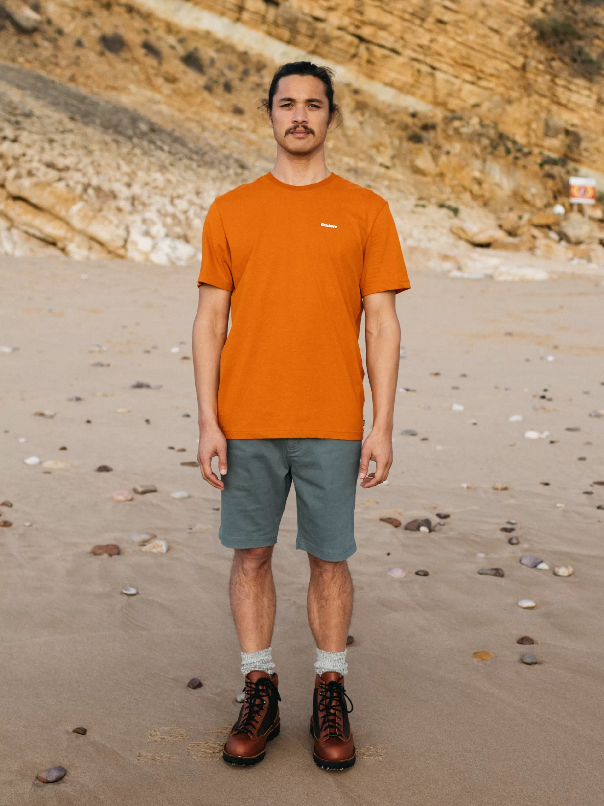 Finisterre Super soft organic cotton logo t-shirt in < T-Shirts