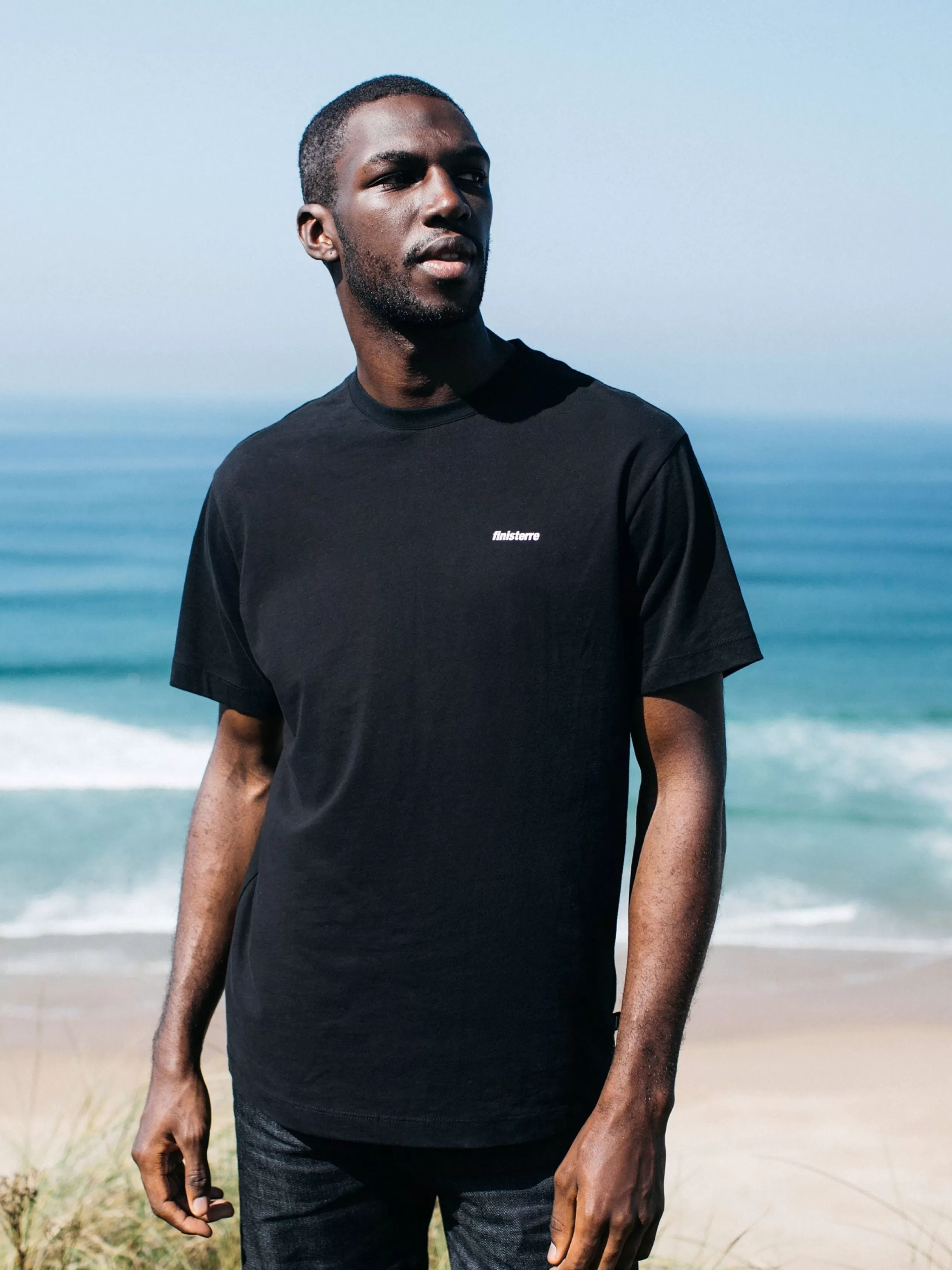 Finisterre Super soft organic cotton logo t-shirt in < T-Shirts