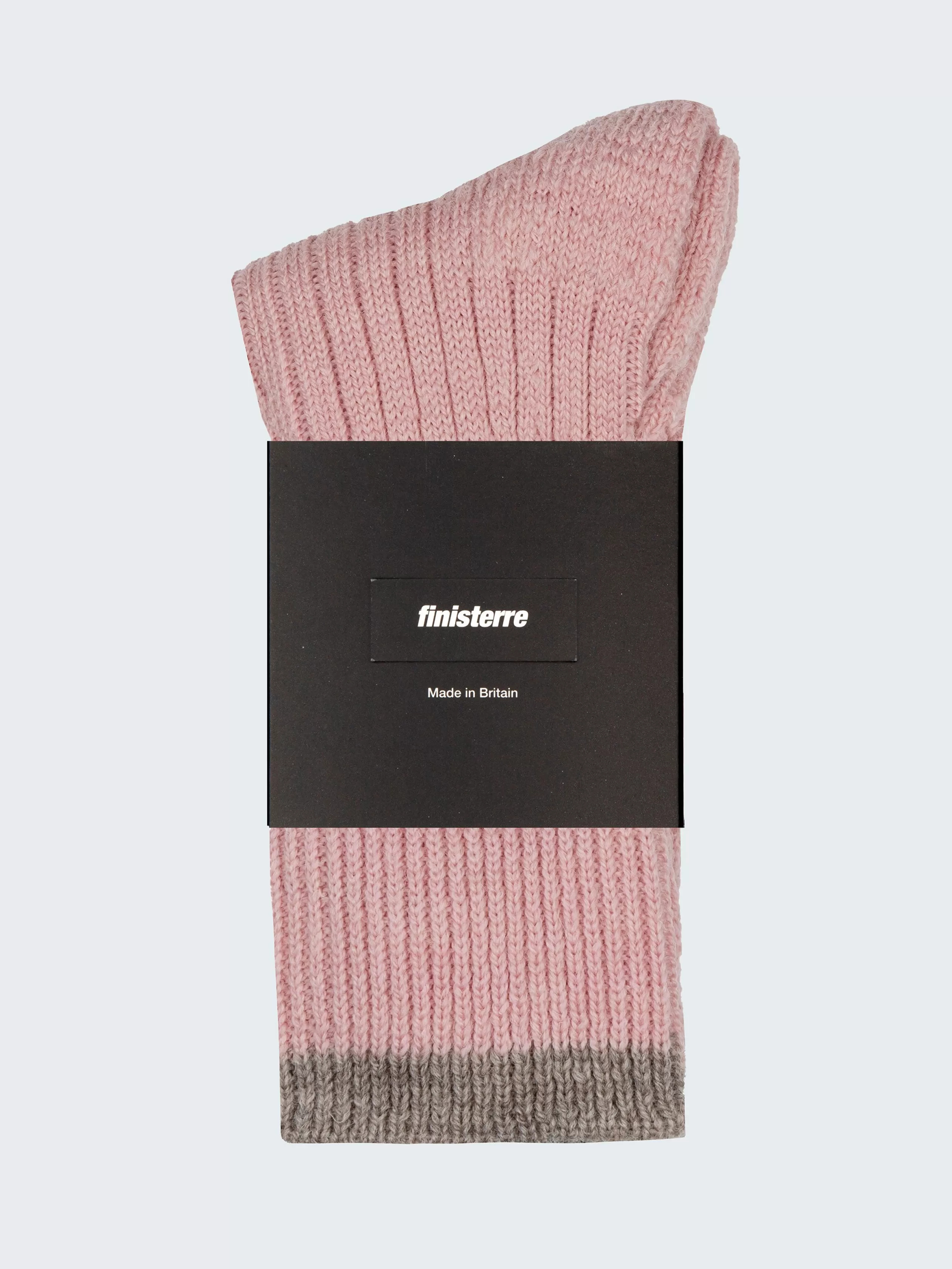 Finisterre Thick wool blend sock in pink salt and oatmeal<Women Socks | Socks