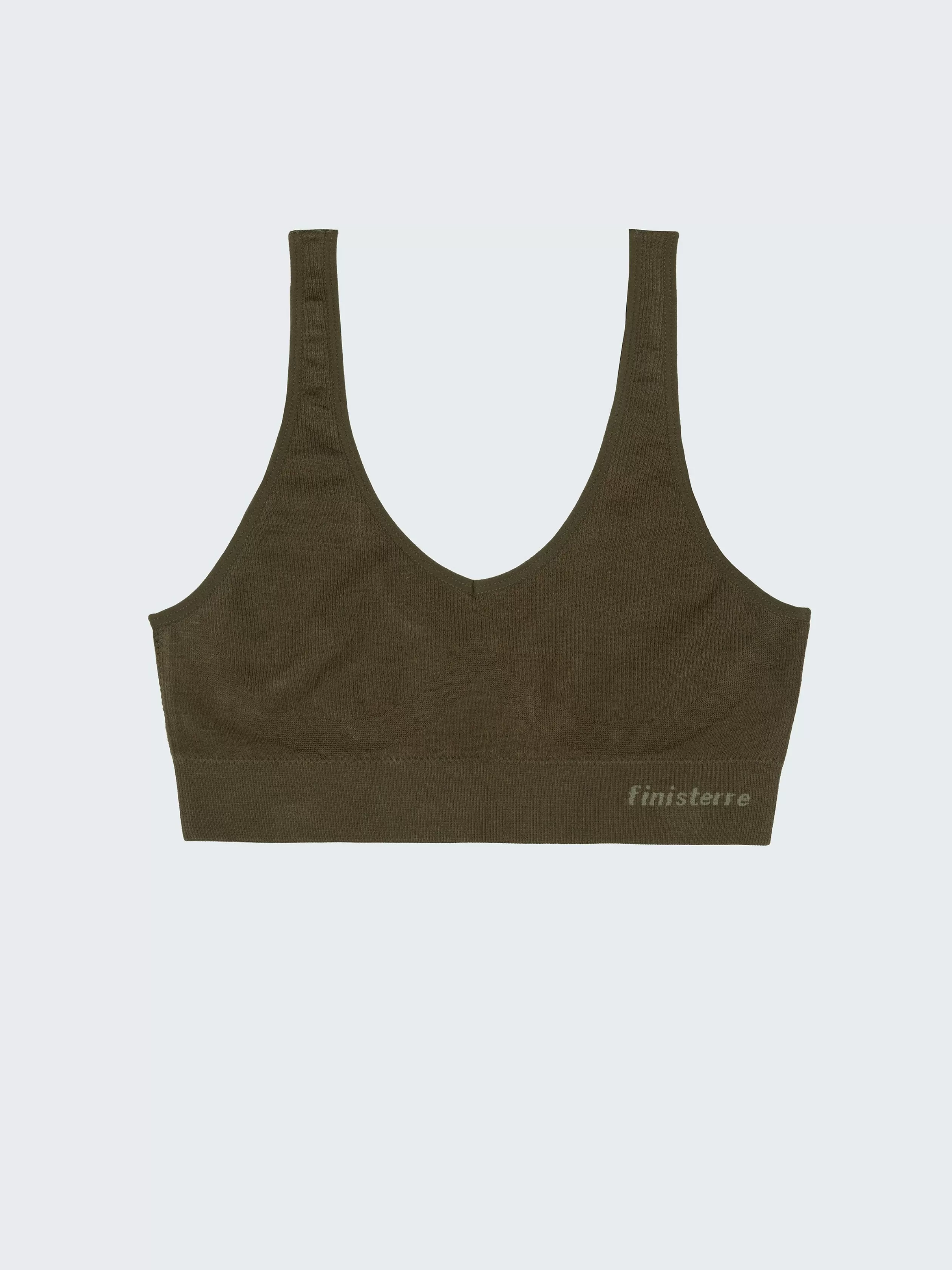 Finisterre Women's Bamboo-blend Sia Seamless Bralet in green<Women Base Layers & Underwear