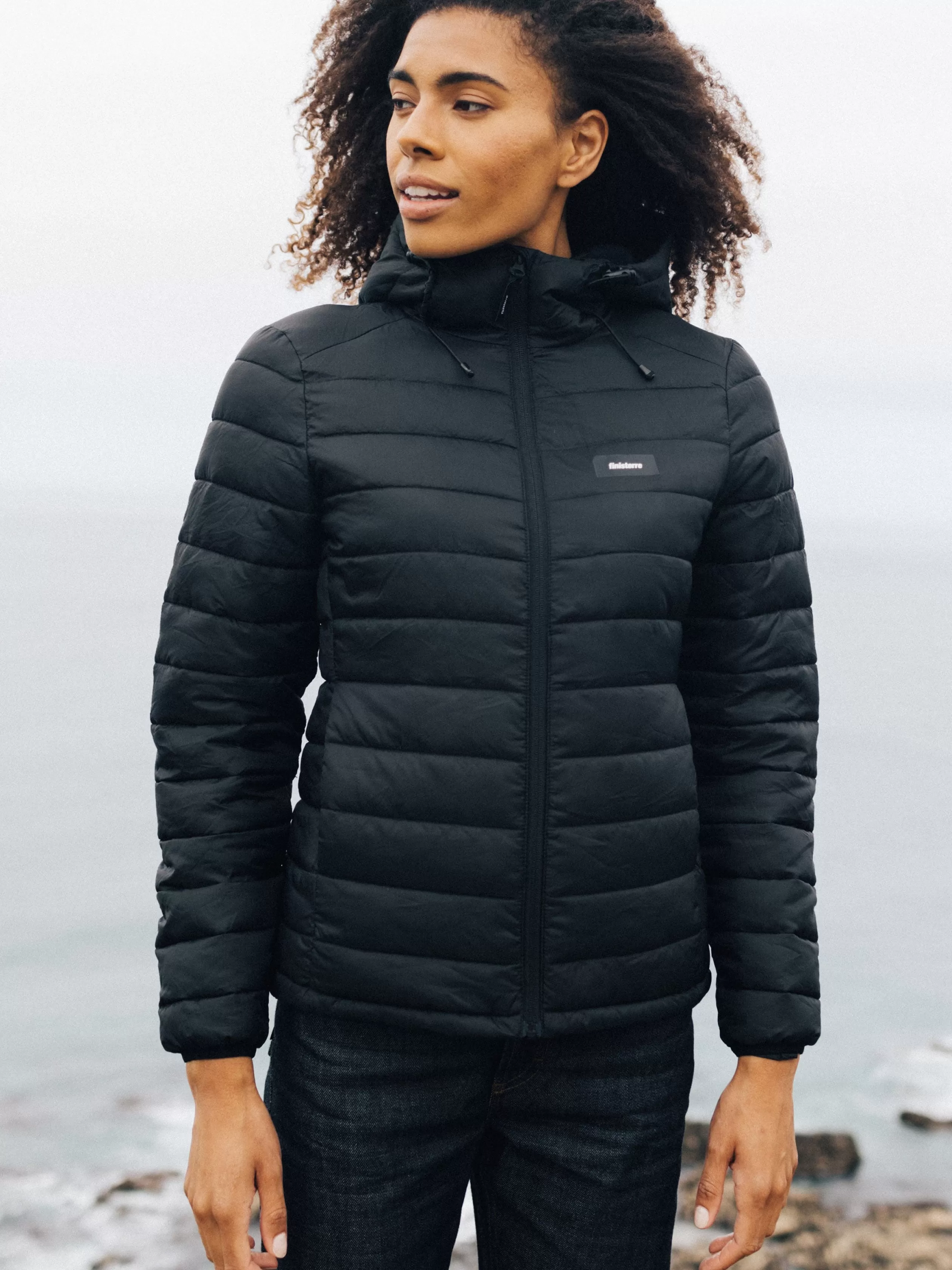 Finisterre Women's recycled insulated hooded puffer jacket in <Women Jackets, Coats & Gilets