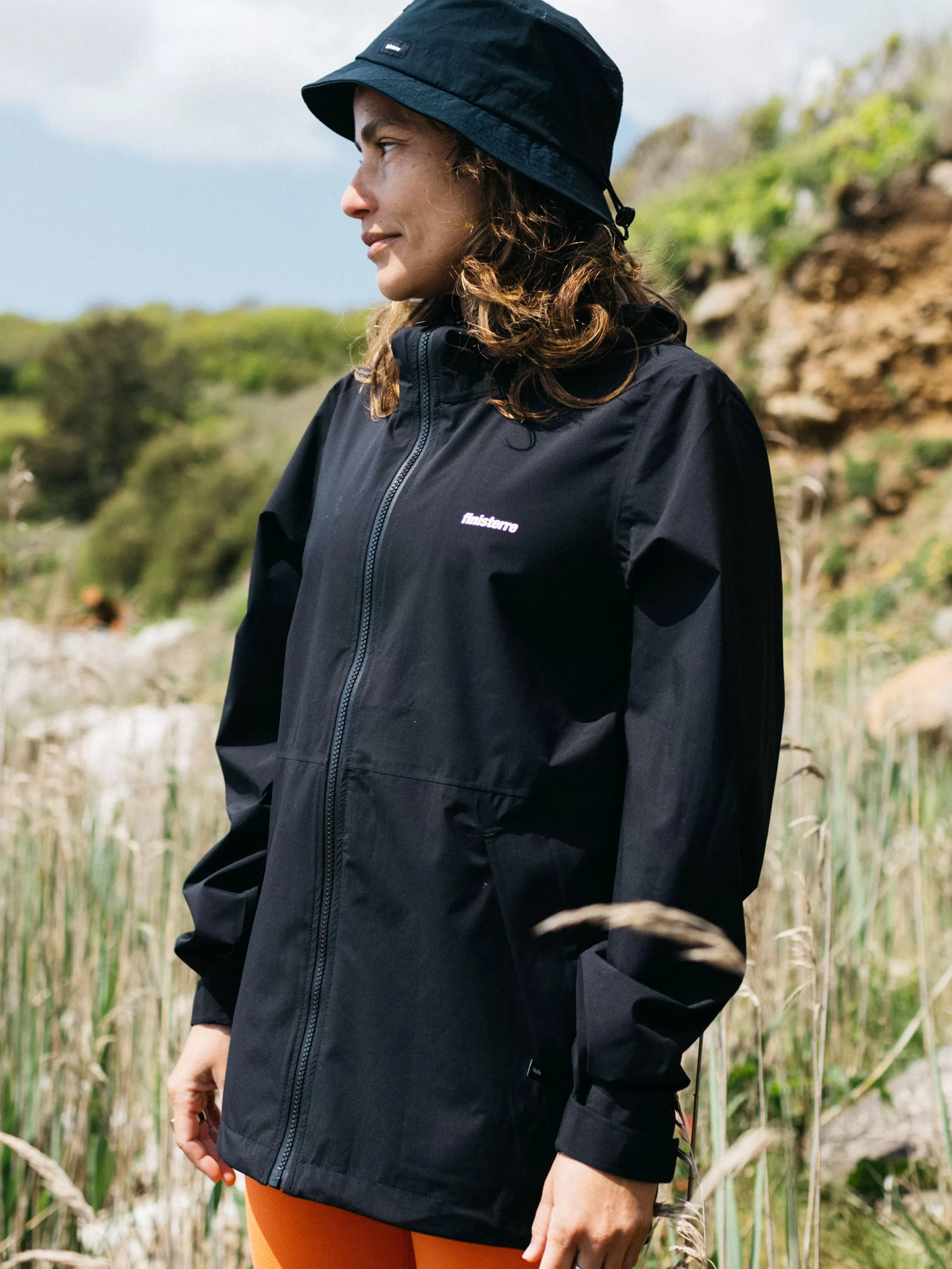 Finisterre Women's recycled lightweight waterproof jacket in <Women Jackets, Coats & Gilets