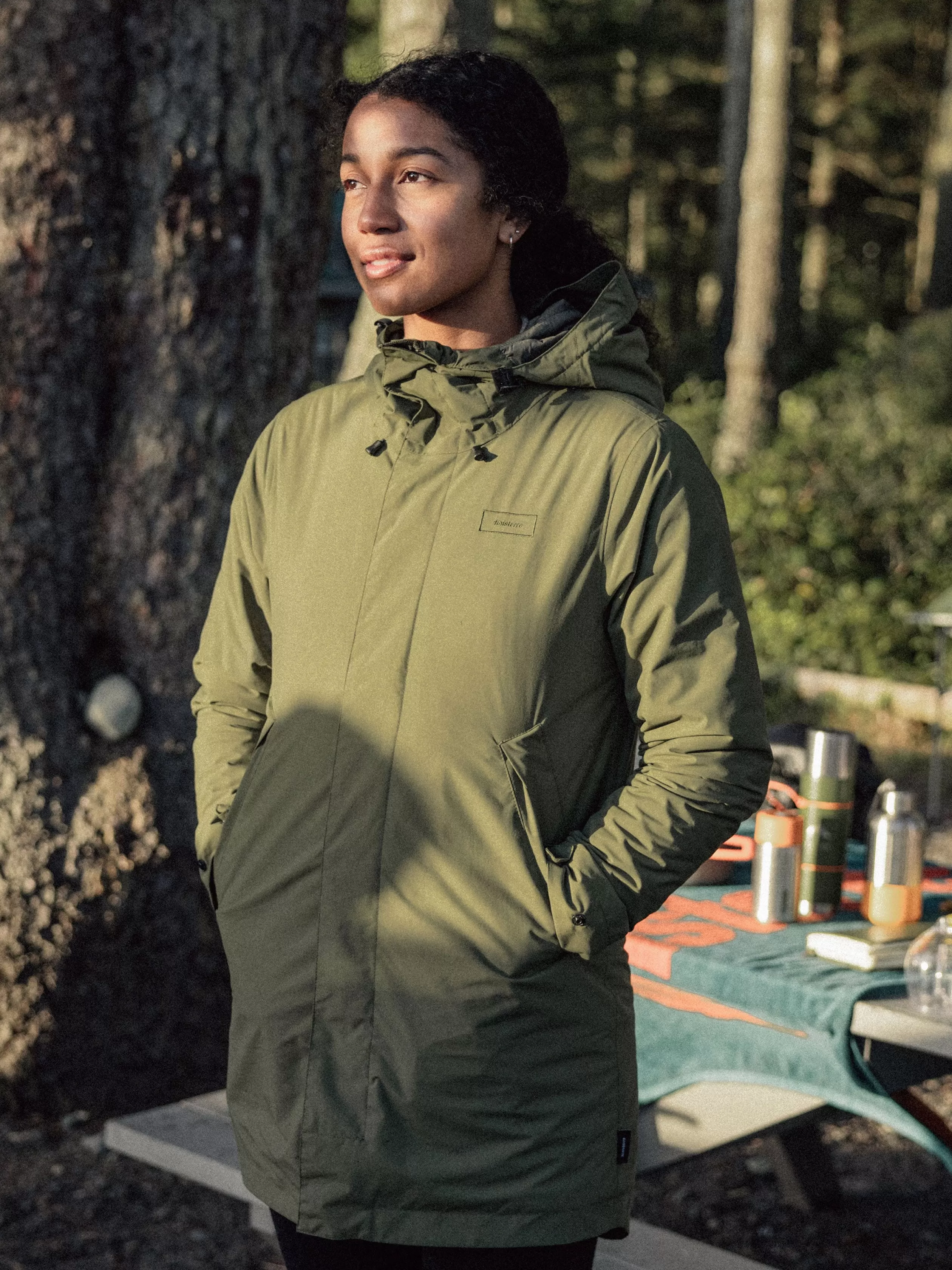 Finisterre Women's waterproof parka jacket in <Women Jackets, Coats & Gilets