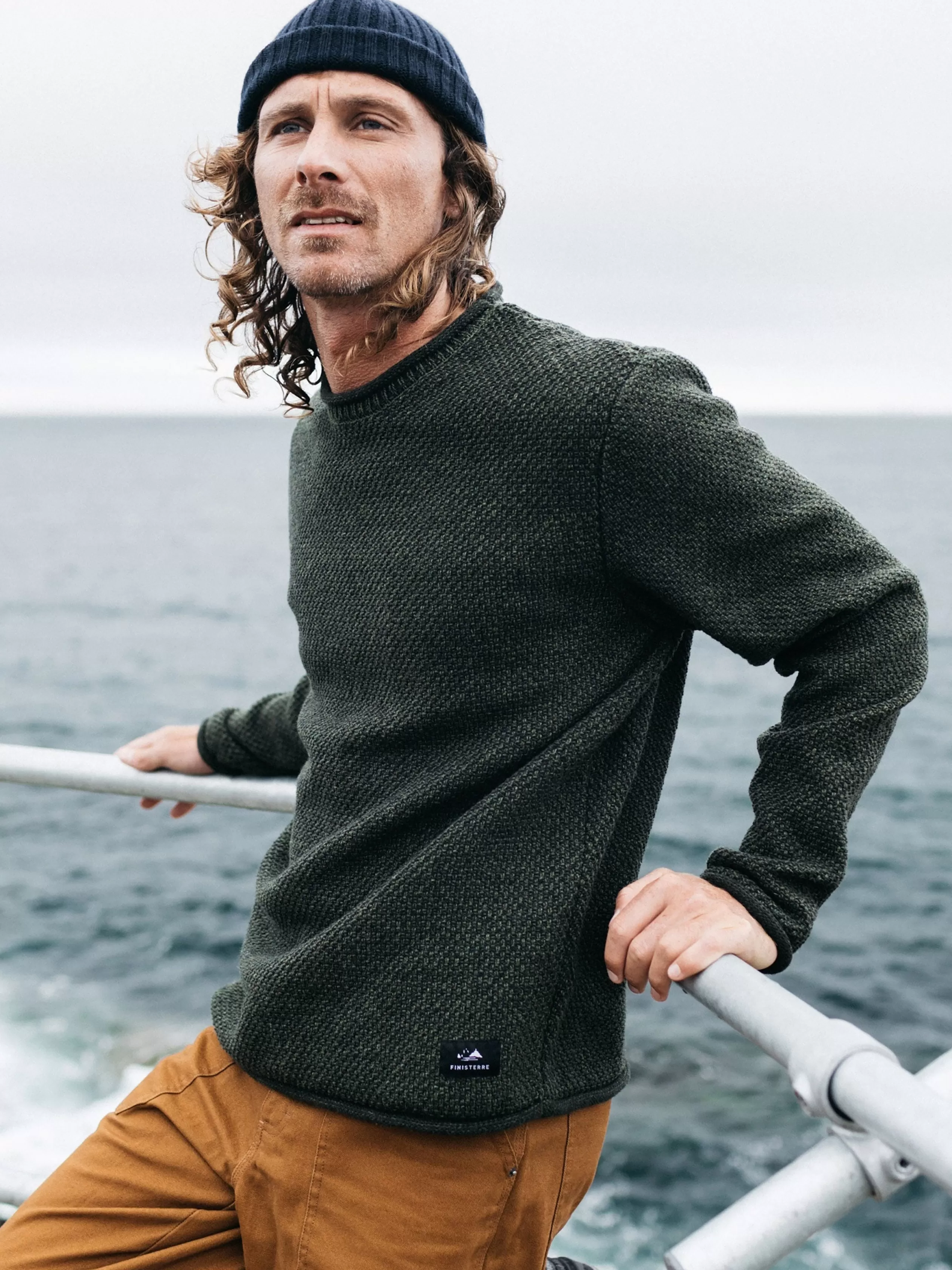 Finisterre Wool & CiCLO® recycled polyester jumper in < Knitwear