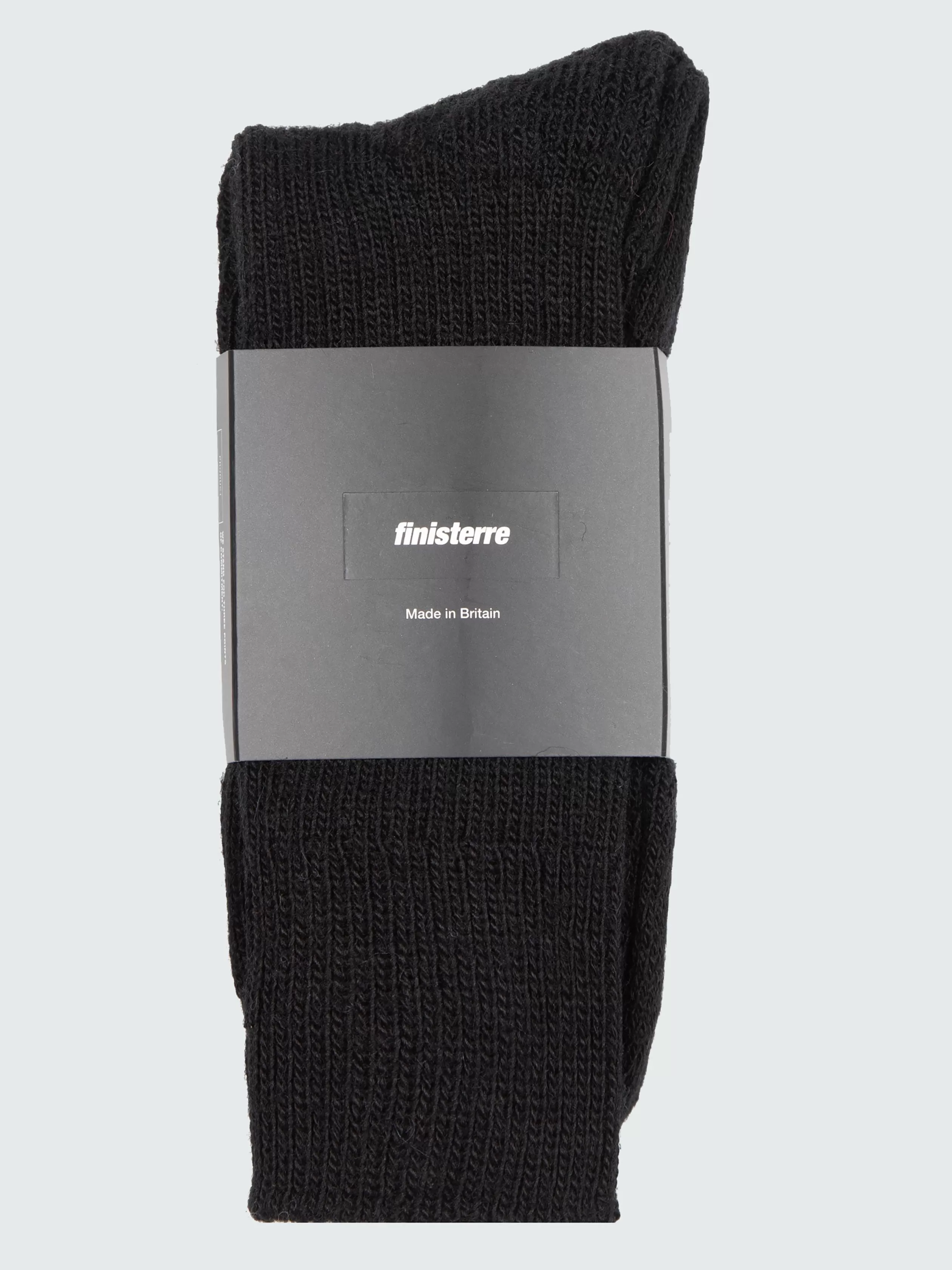 Finisterre Wool blend ribbed sock in black<Women Socks | Socks