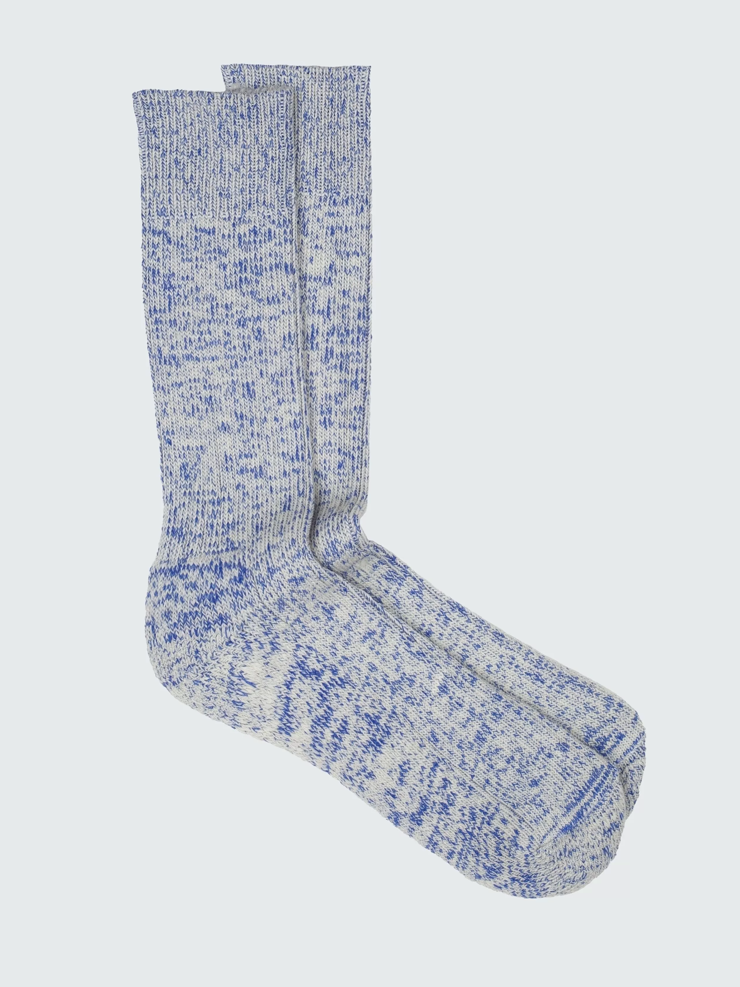 Finisterre Wool blend ribbed sock in royal blue marl<Women Socks | Socks