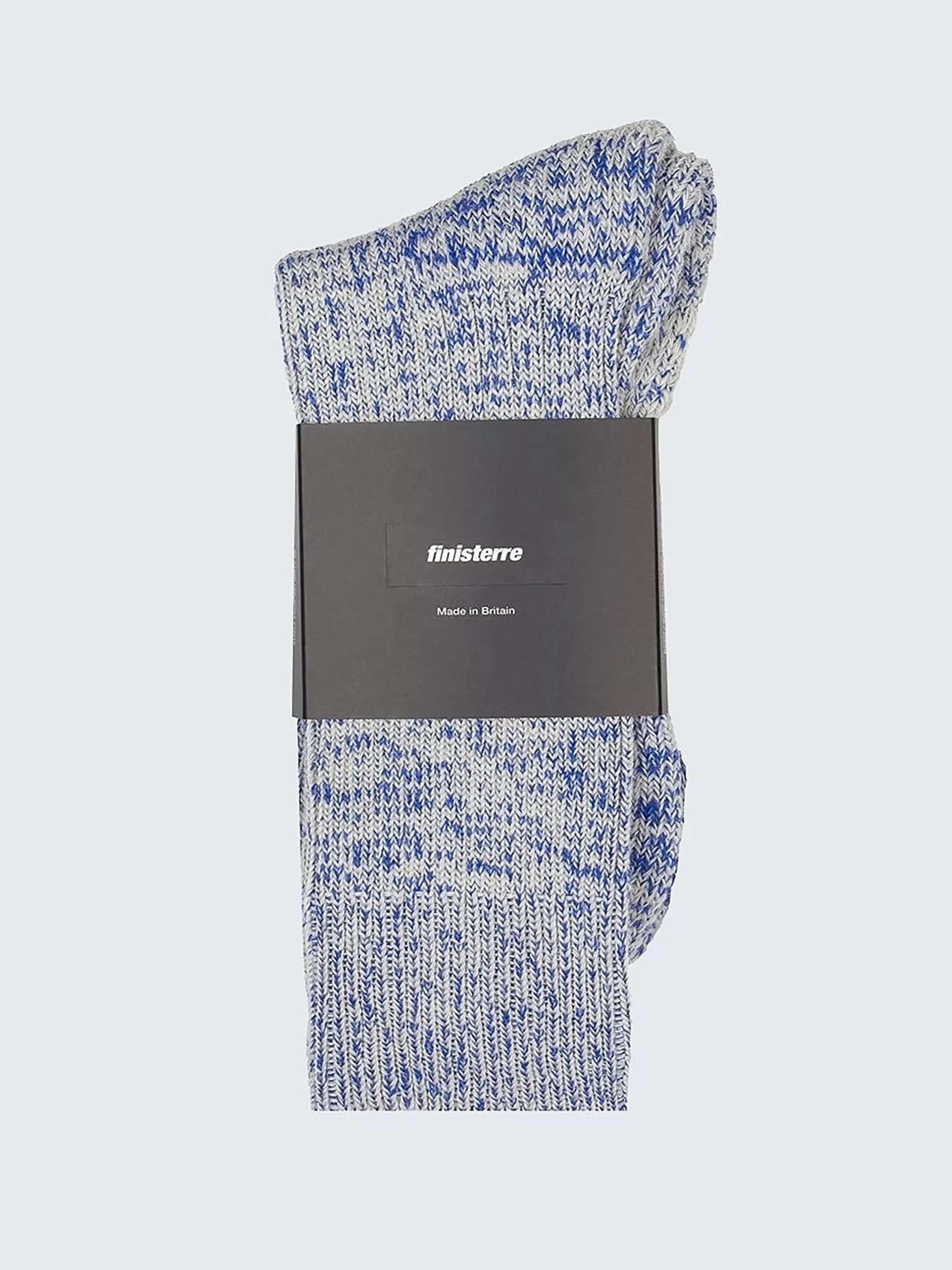 Finisterre Wool blend ribbed sock in royal blue marl<Women Socks | Socks