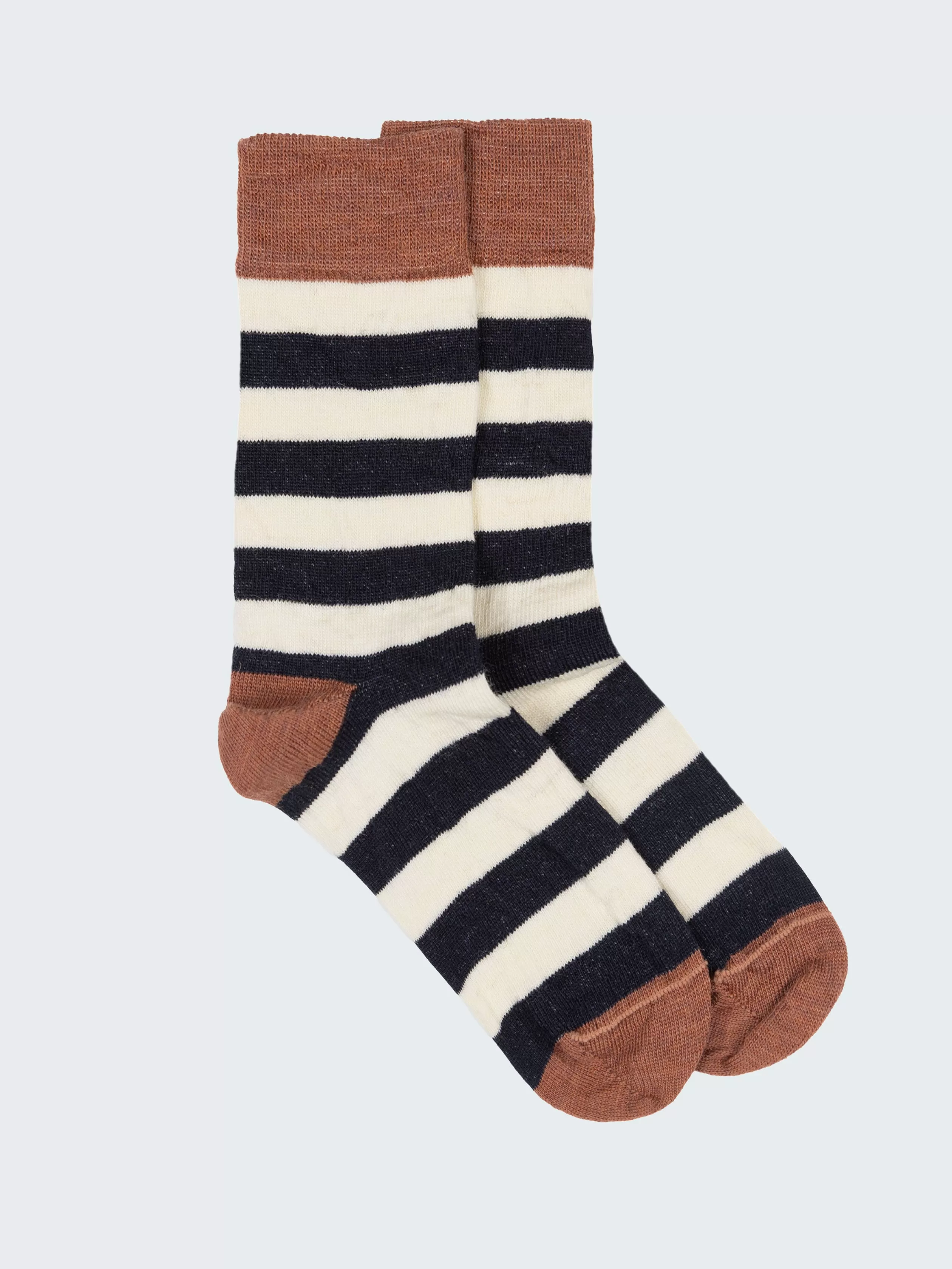 Finisterre Wool blend sock in pink, ecru cream and navy<Women Socks | Socks